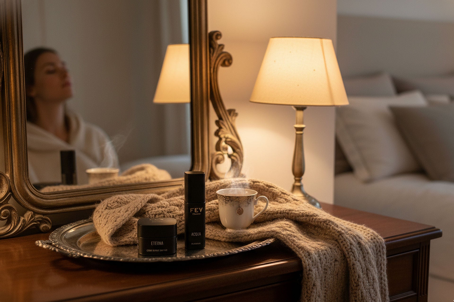 ETERNA Best Anti-Aging Anti-Wrinkles Night Cream & ACQUA Hydrating Serum | FEY Cosmetics | ETERNA La meilleure crème de nuit anti-âge anti-rides pour le visage & ACQUA sérum visage hydratant