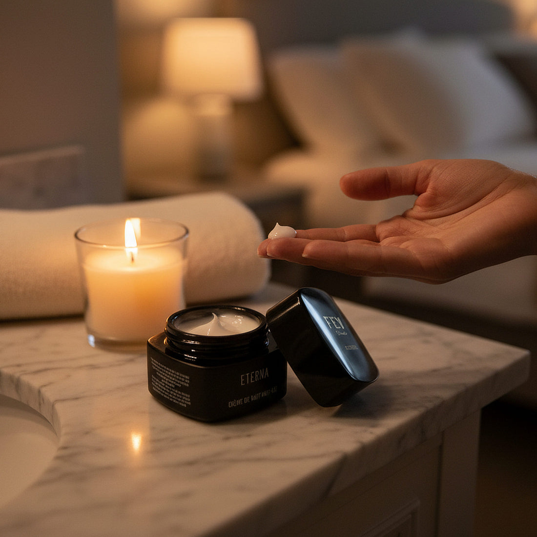 ETERNA Best Anti-Aging Anti-Wrinkles Night Cream | FEY Cosmetics | ETERNA La meilleure crème de nuit anti-âge anti-rides pour le visage - lifestyle