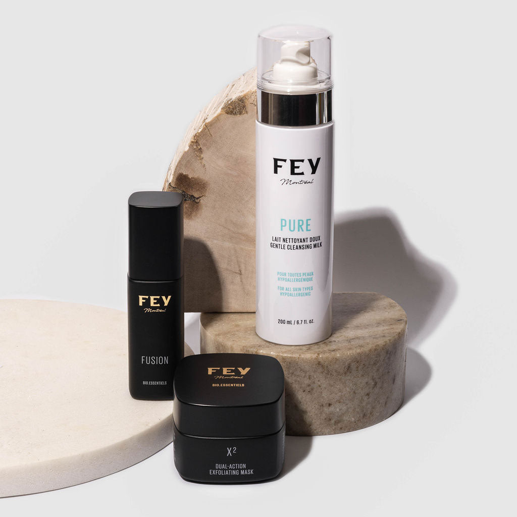  Best Vegan &amp; Natural Face Exfoliation Kit | FEY Cosmetics | La meilleure trousse d&